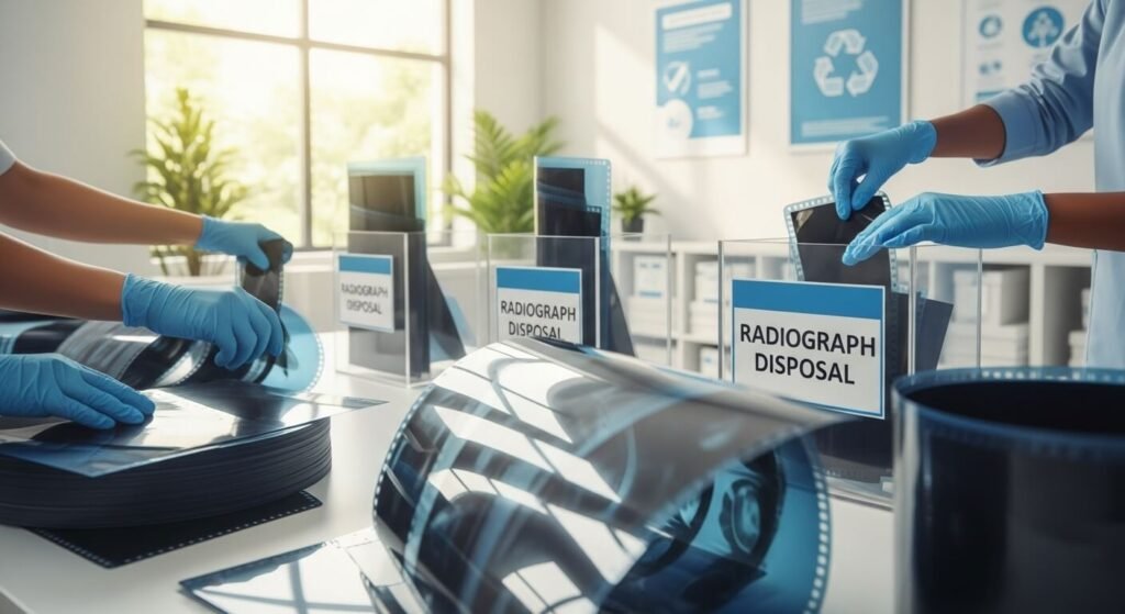 ¿Cómo se realiza el proceso de reciclaje de radiografías